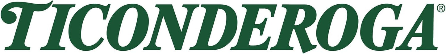 Ticonderoga Wood-Cased Pencils Master Pack, Pre-Sharpened, #2 HB Soft, Metallic Colors, 150 Count