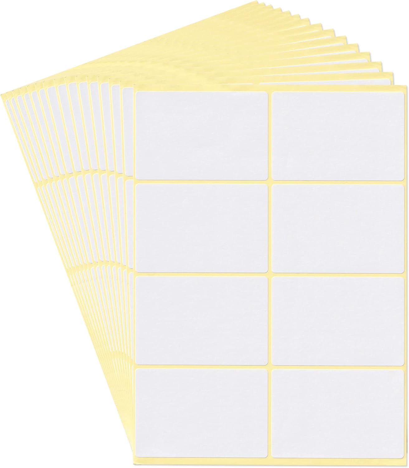 dealzEpic - Self-Adhesive Writable Blank Paper Label Stickers - 50x75mm