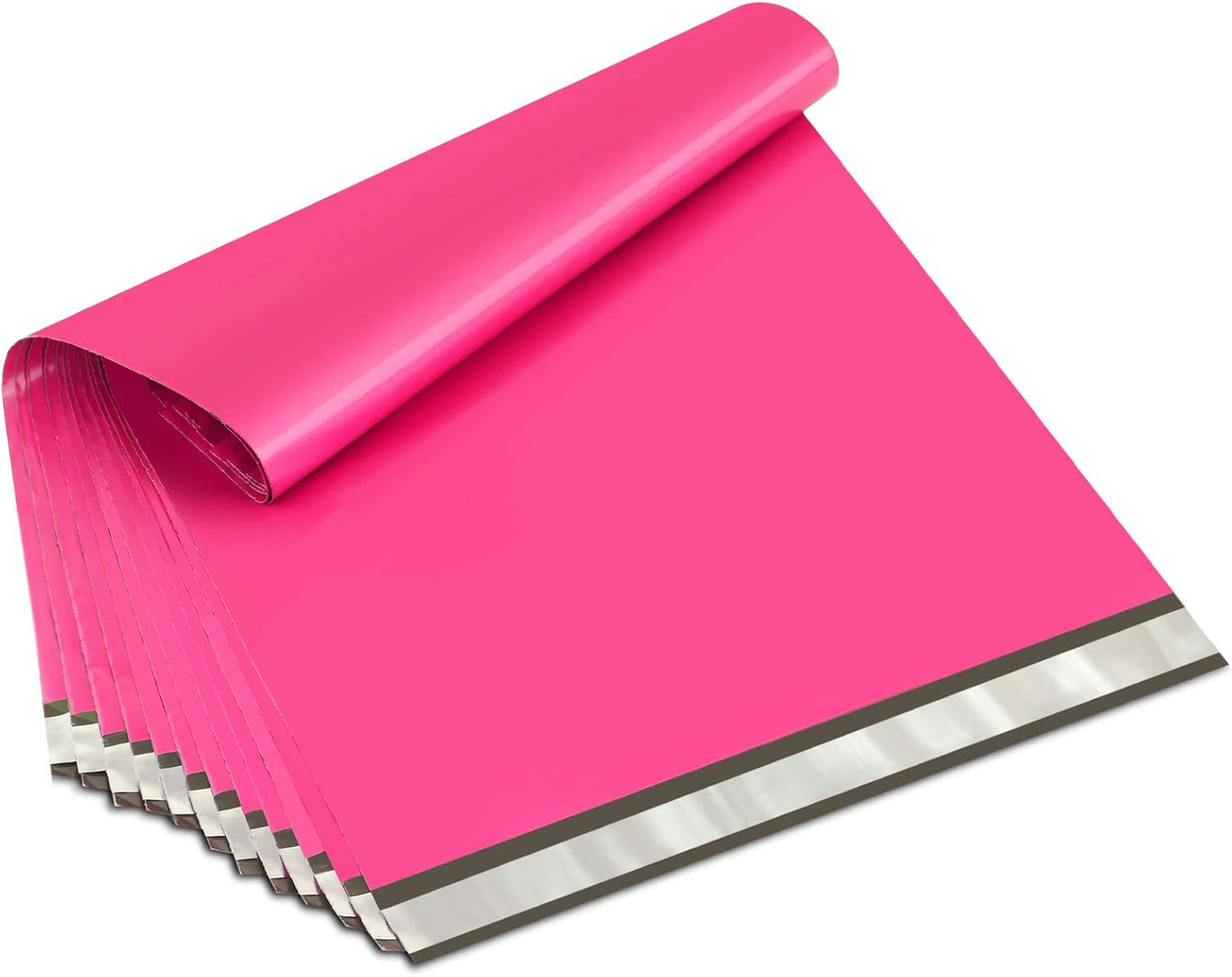 UCGOU Poly Mailers 24x24 Inch Hot Pink 100 Pack Extra Large Shipping Bags Strong Thick Mailing Envelopes Self Seal Adhesive Waterproof and Tear Proof Boutique Postal for Clothing Quilt and More