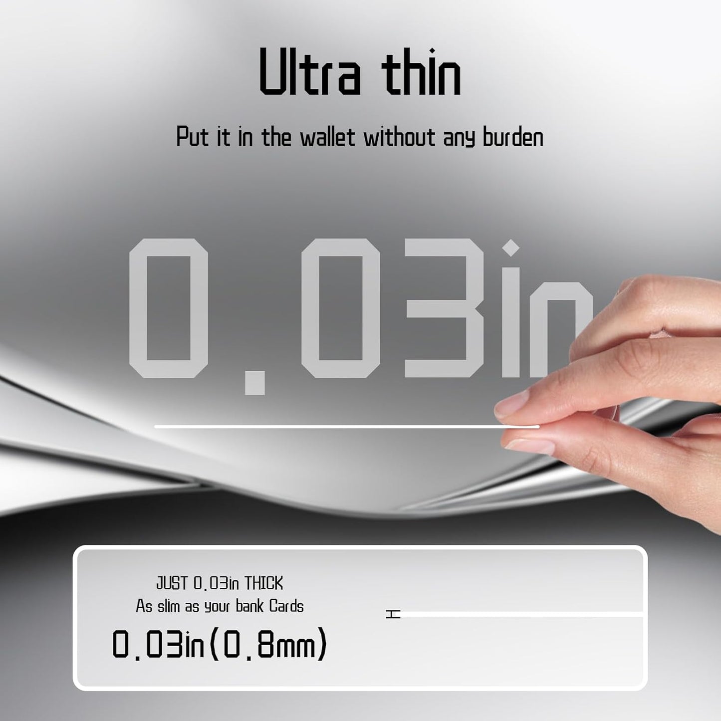 Timeskey NFC 2 RFID Blocking Cards, Contactless NFC Bank Debit Credit Card Protector Blocker, Anti Theft Blocking Wallet Protector,The Original Security Card for Men or Wome