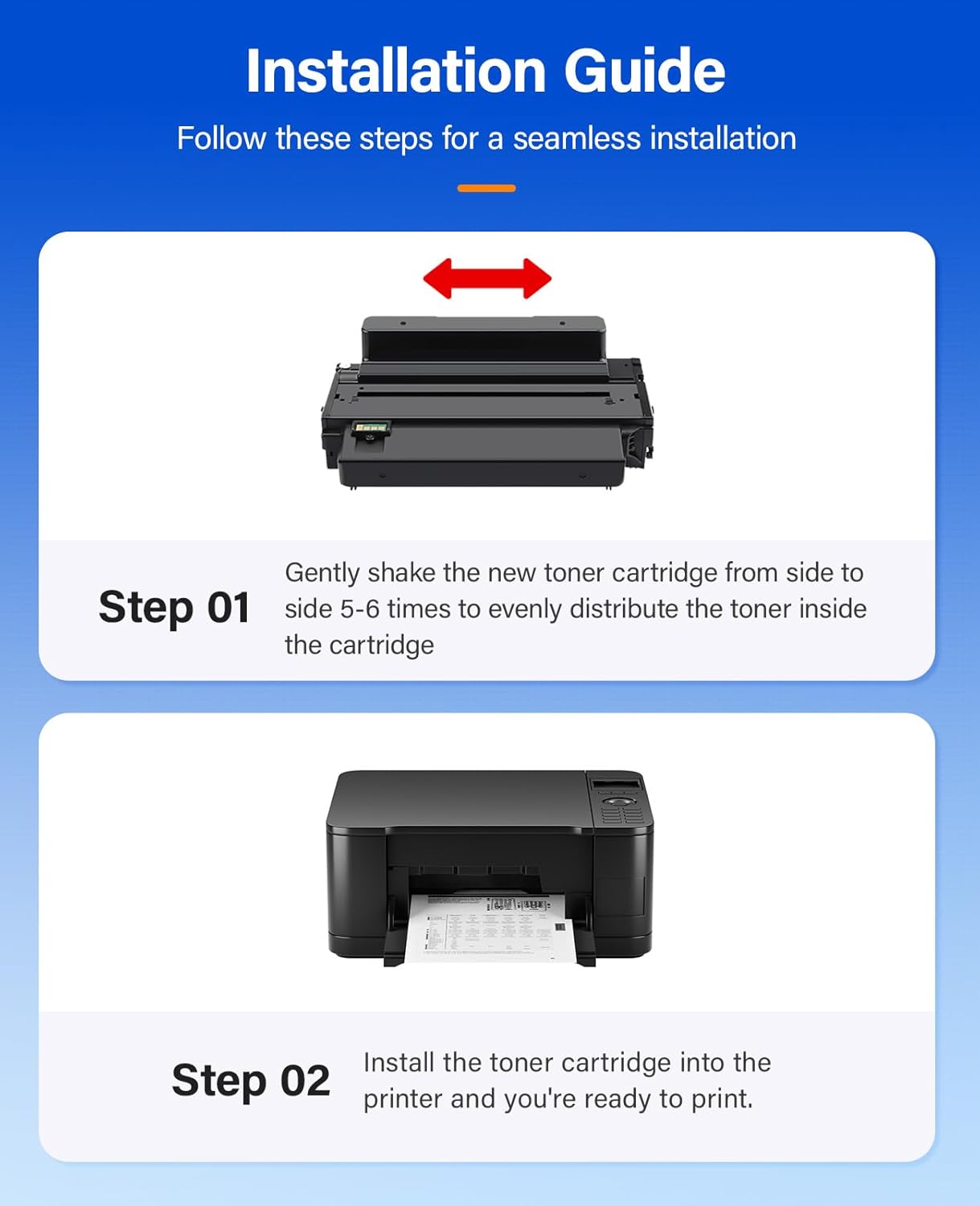 3315 3325 Toner Cartridge Black High Capacity 1-Pack Replacement for Xerox 106R02305 106R02307 Toner Compatible with Xerox Workcenter 3315 3325 3315DN 3325DN 3325DNI Laser Printer Ink All-in-One Copy