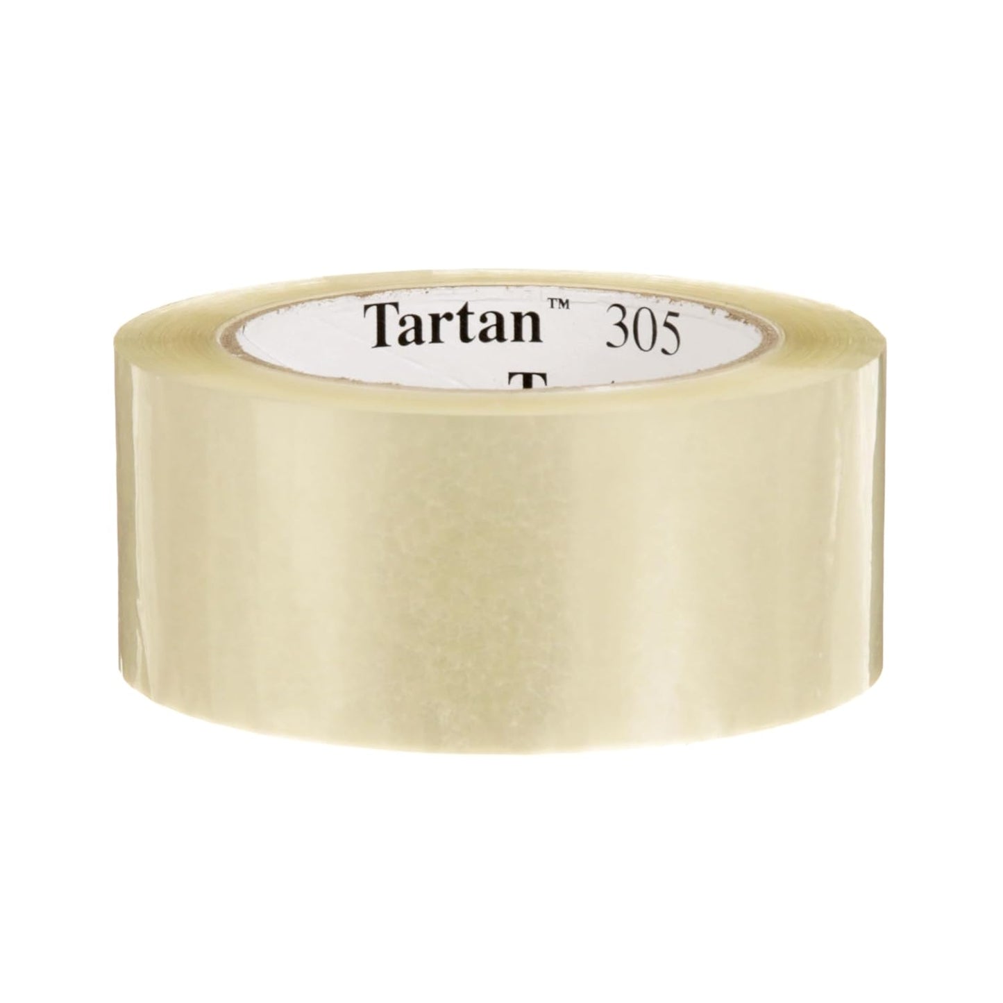 3M Tartan Box Sealing Tape 305, Clear, Light Duty, Durable, 1.88 in x 109.36 yds (48 mm x 100 m), 36 Rolls/Case