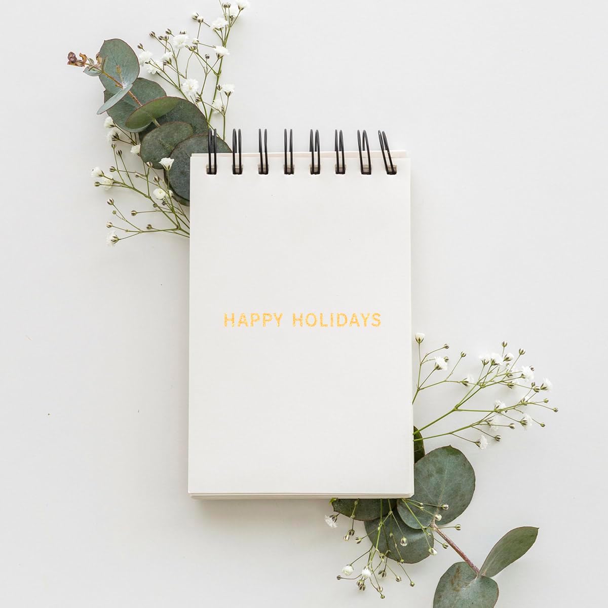 Happy Holidays Rubber Stamp, 1.3inch Stamp for Scrapbooking Card Making Crafting