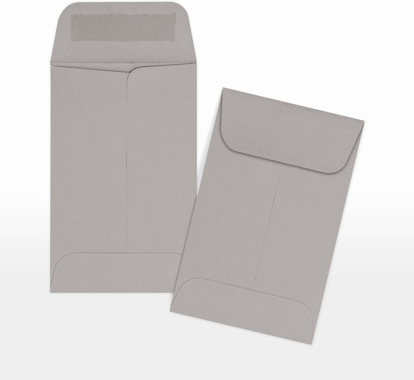 LUXPaper #1 Coin Envelopes | 2 1/4" x 3 1/2" | Gray Wove | 28lb. Text | 250 Qty