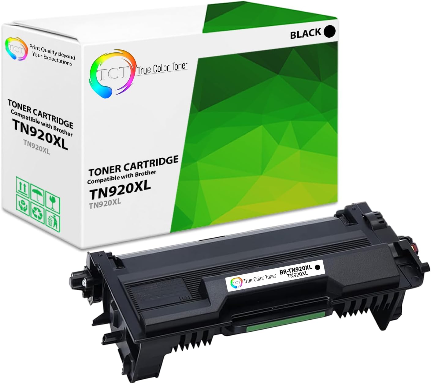 TCT TN920 Toner Cartridge - Compatible Replacement for Brother TN920 TN-920XL High Yield Works with Brother HL-L5210DN L5210DW L5210DWT L5215DW DCP-L5510DN Printers (6,000 Pages)
