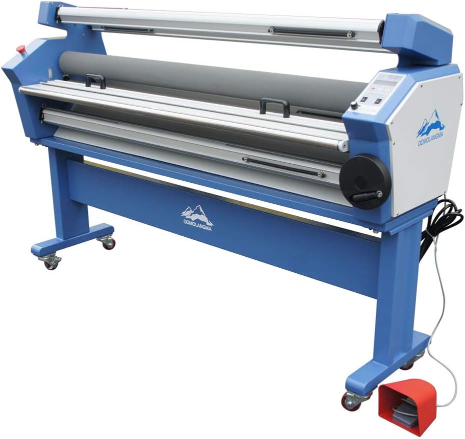 US Stock Wide Format Laminator 55in/63in Full-Auto Cold Laminating Machine With Trimmer - Roll to Roll Large Format (55 Inch)
