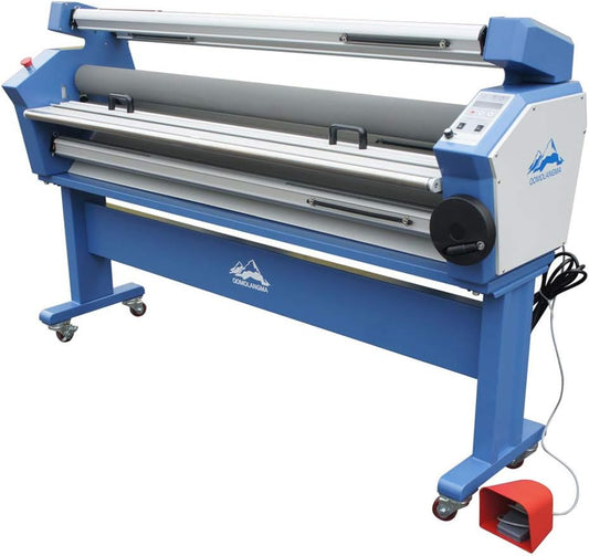 US Stock Wide Format Laminator 55in/63in Full-Auto Cold Laminating Machine With Trimmer - Roll to Roll Large Format (55 Inch)