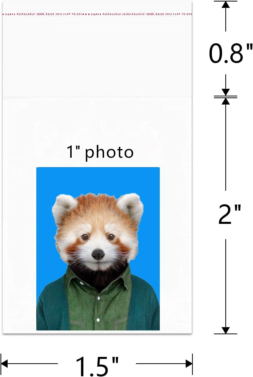 1.5" x 2" 500pcs Self Sealing Bags Cellophane Bags Self Adhesive Small Clear Cello Bag Earring Plastic Bag 1Mil for Jewelry Candy Bakery Beads Coins Gifts Decorative (9 Sizes to Choose from)