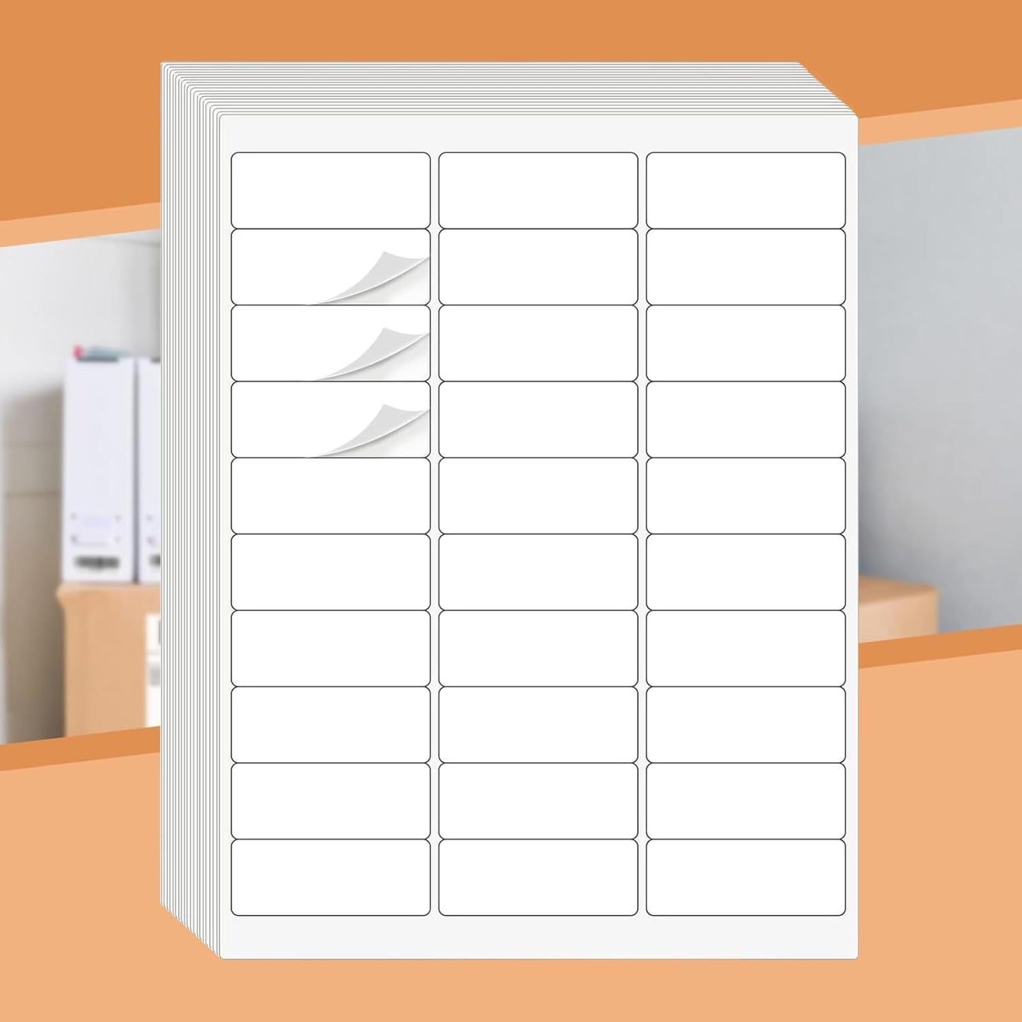 1" X 2-5/8" 30 Up Mailing Labels for Laser/Inkjet Printer,Address Labels,Thermal Labels for Printer,Shipping Mailing Labels (500 Sheets - 15000 Labels)