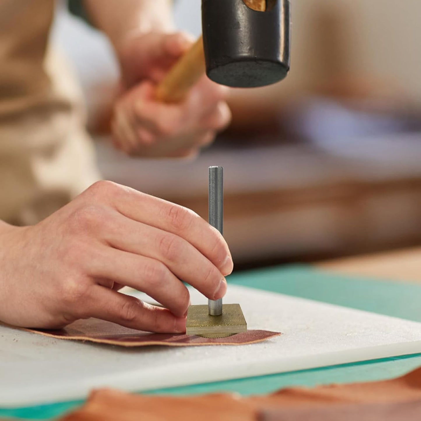 ORYG Custom Leather Stamp -Personalized Leather Craft Stamp, Customizable Brand Embossing - Ideal Gift for Craftsmen