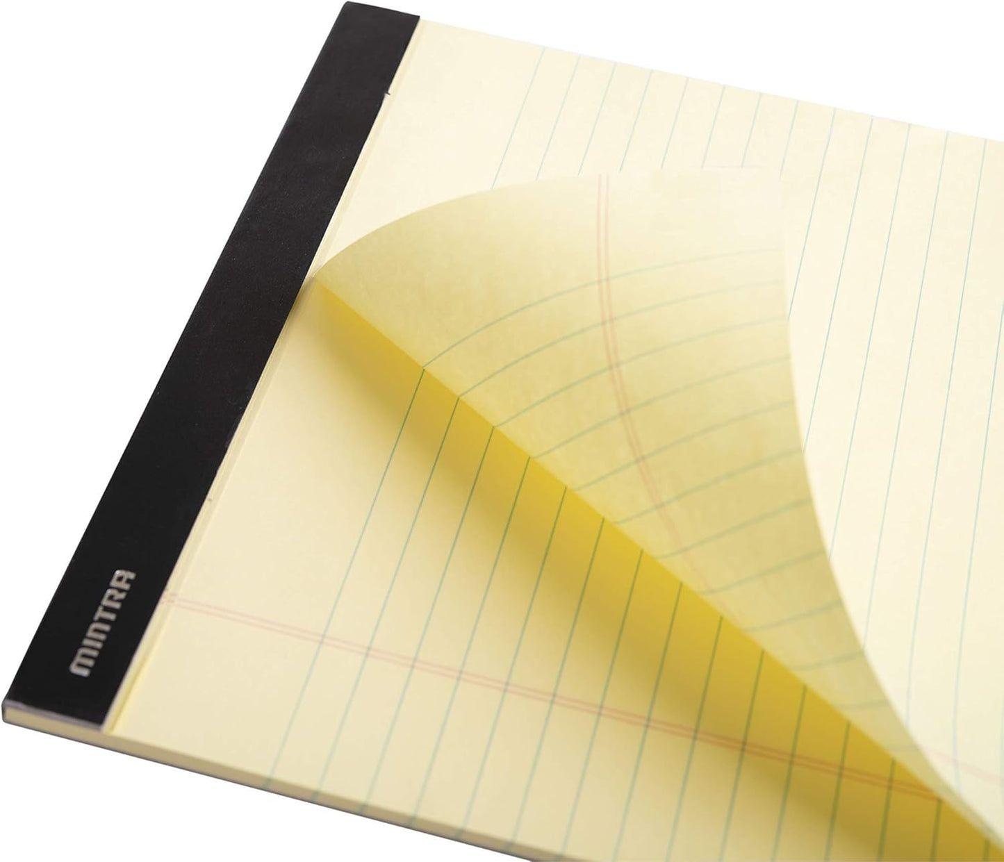 Mintra Office Legal Pads, ((xBasic, 5in x 8in, Narrow (Canary), 36pk (6-6pks))