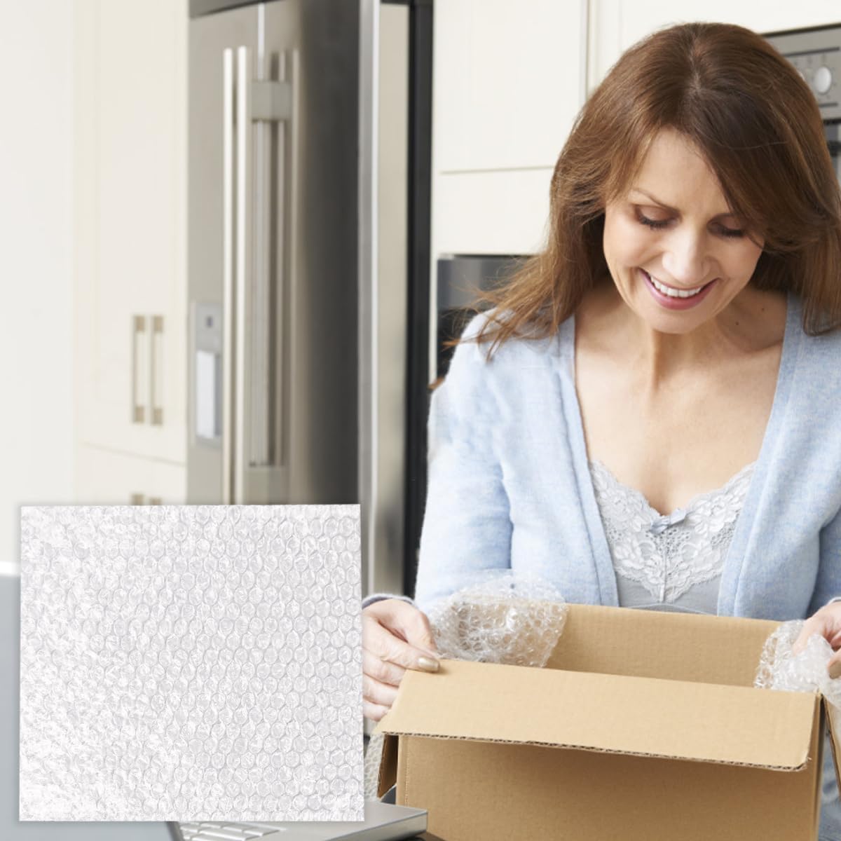 XYH 100 Pcs Bubble Pouches, 6''x8''or 8''x10'' Multiple combinations Bubble Bag for Packing, Which is Anti-Impact Come with Exquisite Sealing Label Storage Packing and Moving.