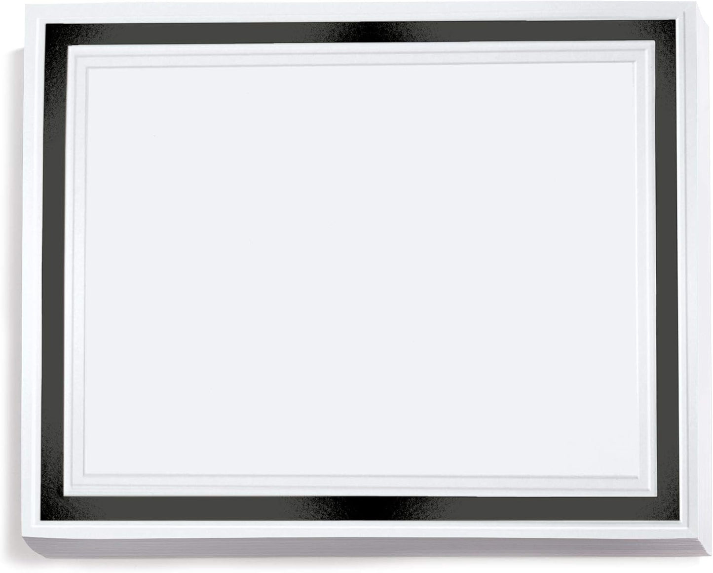 PaperDirect Pristine Specialty Certificates, 50 Sheets of 38lb White Paper, 8½" x 11", Black Bold Foil Border, Perfect for Awards, Students, Employees, Volunteers, Course Completion, Diplomas