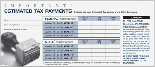 Estimate Organizer Envelope, 100/Pk