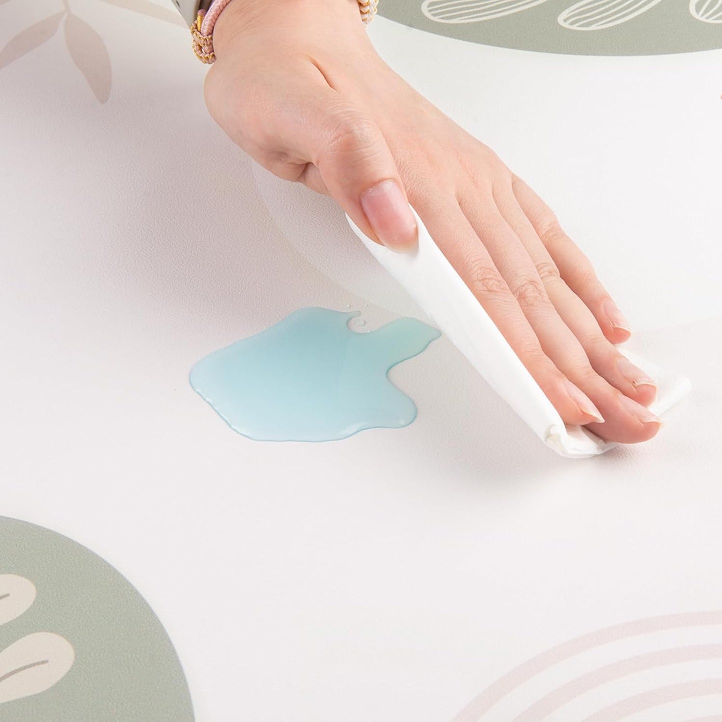 QiyI Large Mouse Pad, Extended Desk Mat for Desktop, PU Leather Waterproof Gaming Mousepad, Computer Desk Accessories Protector Writing Pads for School Office Home 31.5" x 15.7" - Abstract Branches