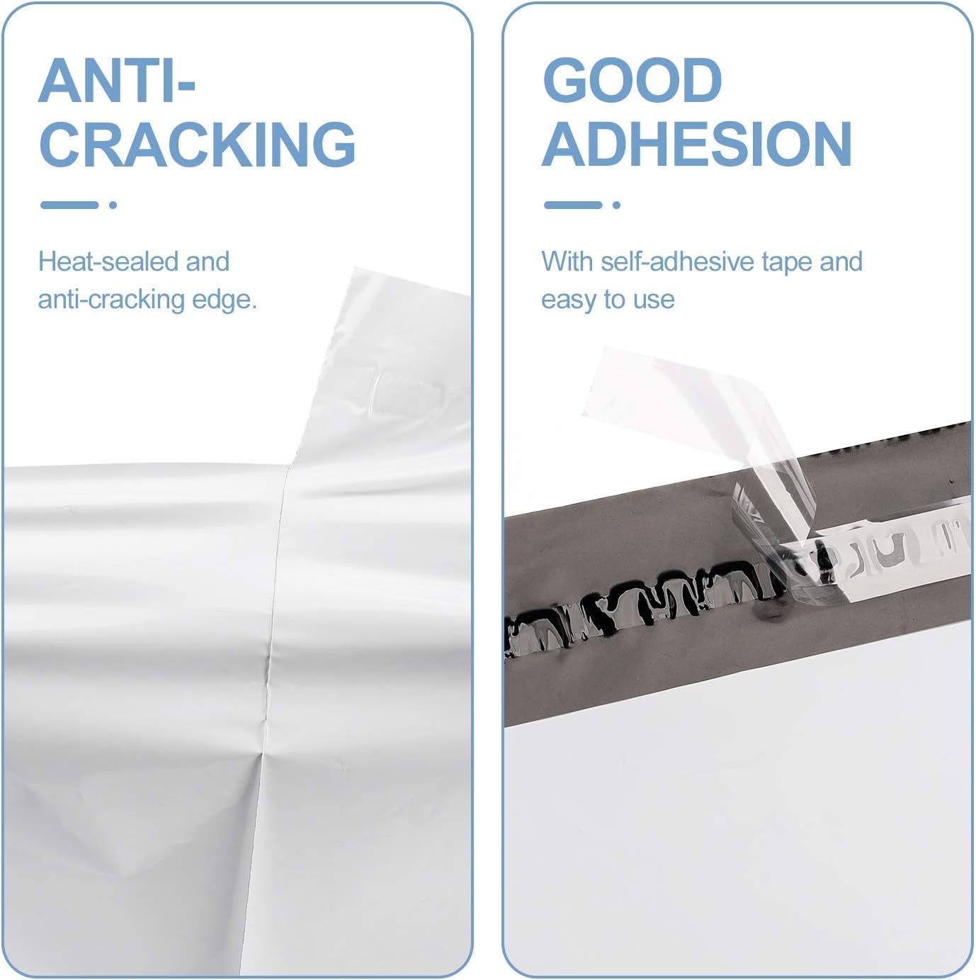 Metronic Poly Mailers 6x9 1200 Pack White, Small Shipping Bags Bulk Mailing Envelopes for Small Business, Mailers Poly Bags for Shipping Self Seal Waterproof, Mailing Bag Packaging Bags