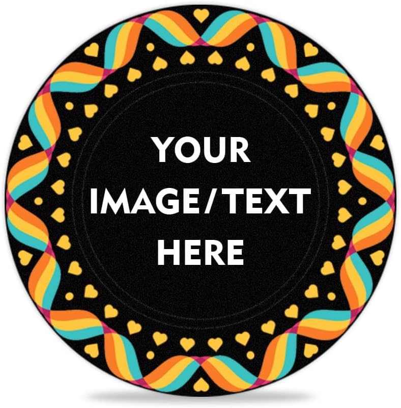 100 PCS 37mm Plastic Poker Chips, Personalize Your Chips with Logo and Text, for Bingo Game, Chess Room, Casino Theme Party