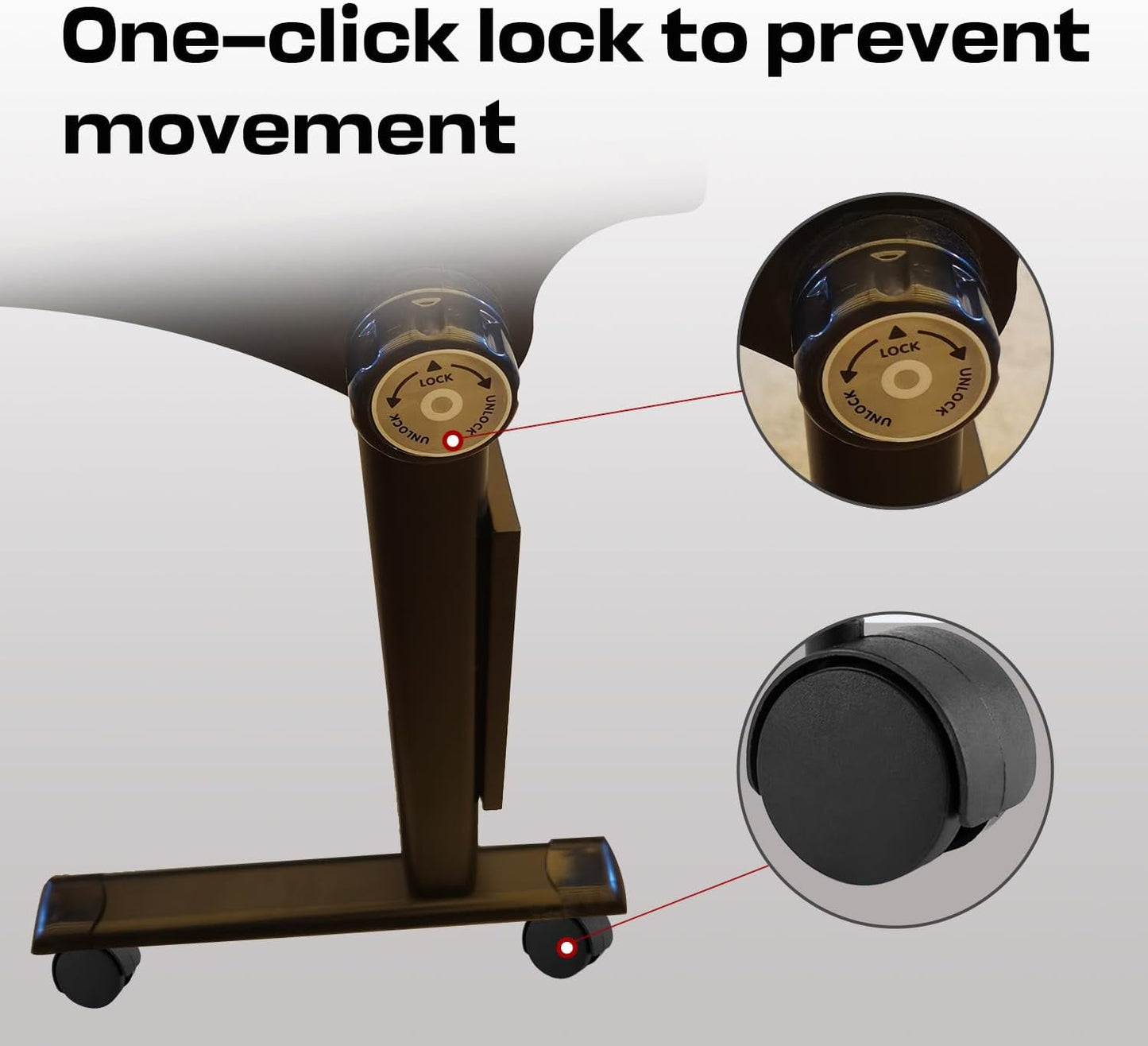 Folding Conference Table,Mobile Conference Room Table Rolling Meeting Table with Caster Wheels,Flip Top Mobile Training Tables,Foldable Rectangle Seminar Tables for Office,Classr (8pack, 55.1in)