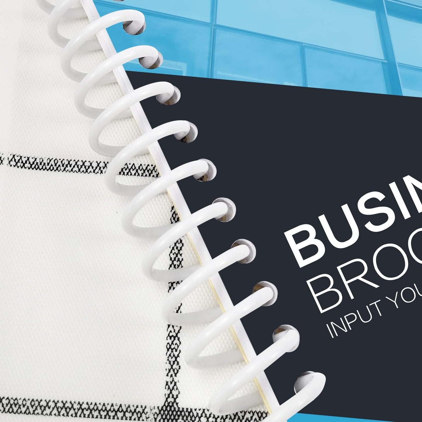 Rayson 7/8" Plastic Spiral Binding Coil, 190 Sheets Capacity, 4:1 Pitch 22.2mm White Coil Binding Spines for Business and Educational Purposes, 50 Pack