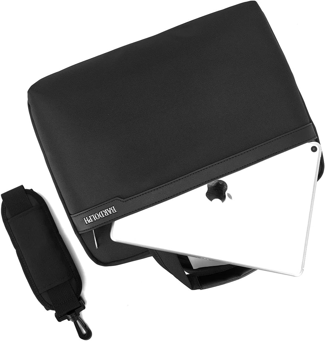 BARDOLPH Accordian File Folder with Handle, 12 Pocket Expanding Folder with Zipper, Heavy Duty Accordian Organizer (Black)