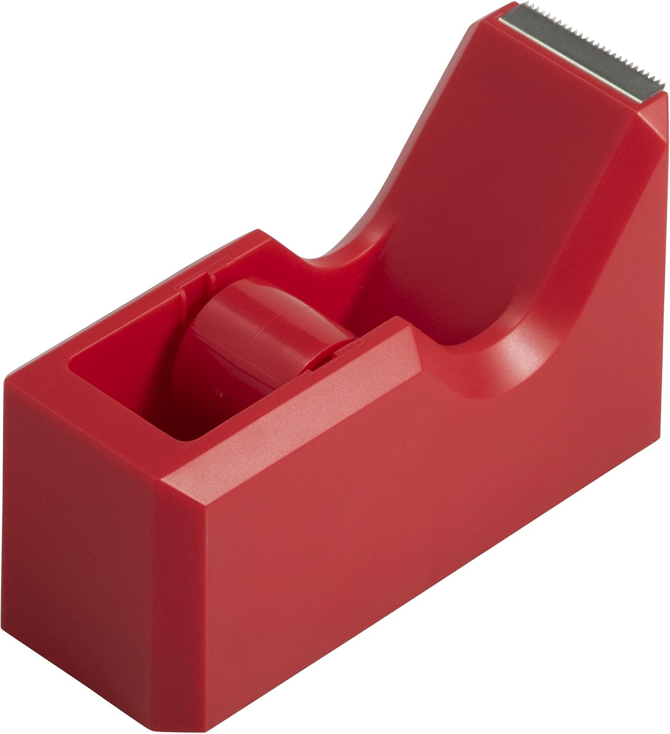 JAM PAPER Colorful Desk Tape Dispensers - Red - Sold Individually
