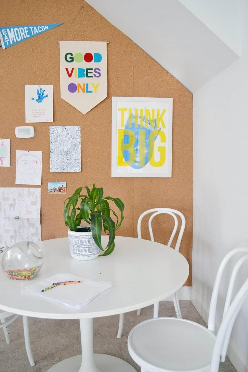 Manton Cork Premium Cork Sheet - 4' x 8' x 1/4", 100% Natural Facing Grade Material for Bulletin Boards, Decorative Photo and Message Push Pin Displays - Perfect for Home, School, and Office