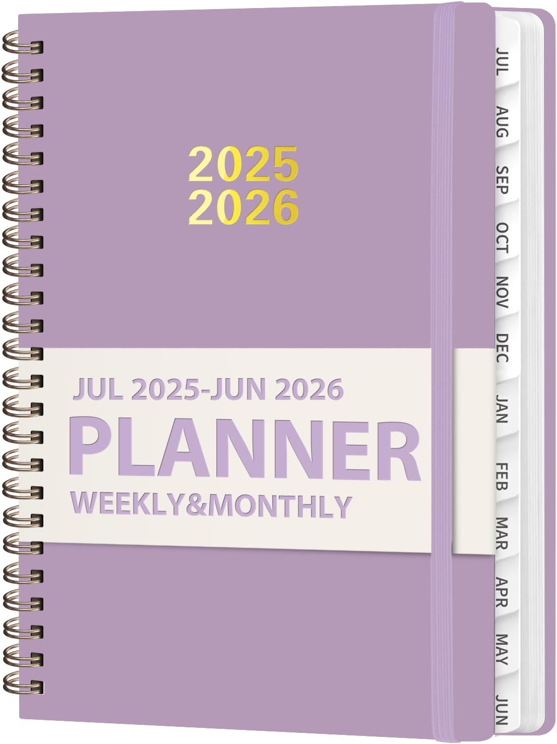 Planner 2025-2026, Weekly and Monthly Calendar Academic Planner (July 2025 - June 2026), Hardcover Teacher School Student Agenda with Tabs, Ideal for School Office Supplies, A5 (6.3" x 8.5")