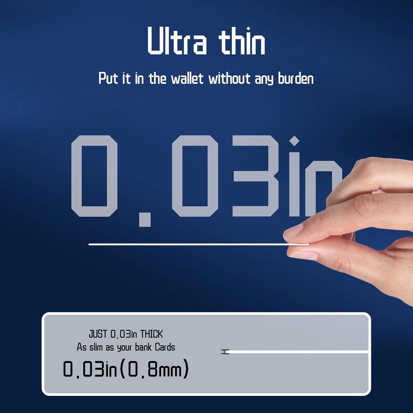 RFID Blocking Cards - 6 Pack Credit Card Protector for Wallet,Shields ID/Credit Card/Passport from Skimming，Premium Contactless NFC Debit Passport Protector Blocker