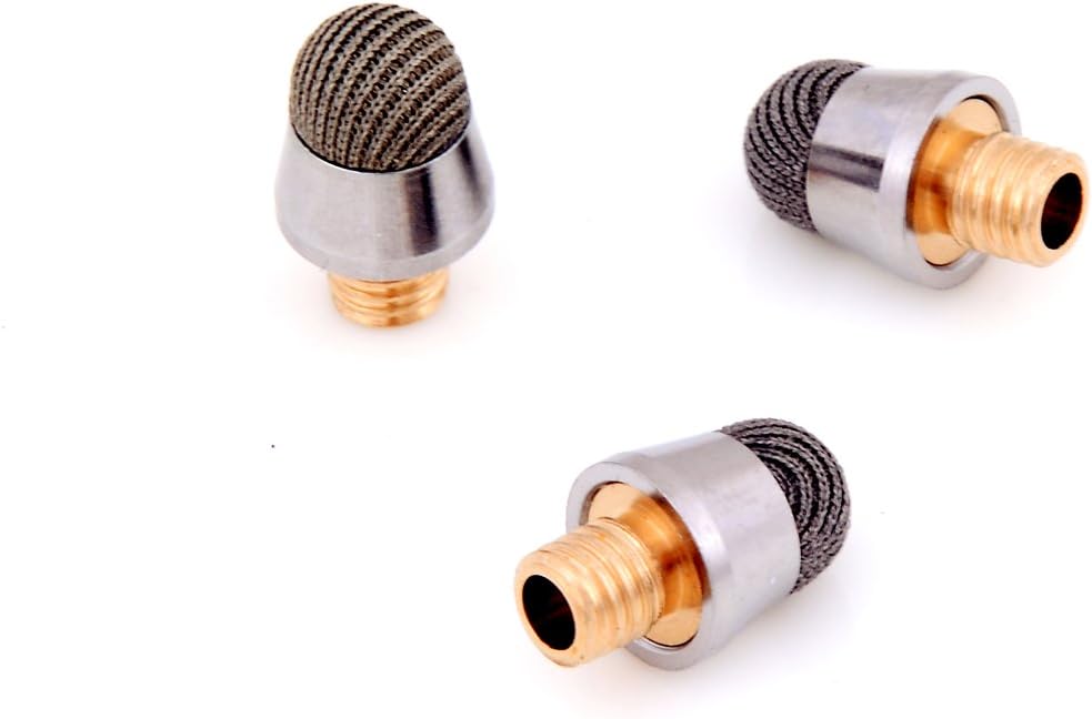 The Friendly Swede Extra Long Stylus Pen for Touchscreen — Set of 3 Micro-Knit 7.3" Capacitive Stylus Pens; 3 Replaceable Fiber Tips, 3 Elastic Lanyards & Cleaning Cloth - Purple/Dark Blue/Light Blue