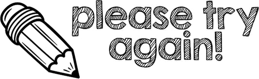 Custom Self-Inking Teacher Stamps | 49 Designs | Fun Phrases | Grading Made Easy | Classroom, Library and Book Stamps (Please Try Again!, Xtra Wide)