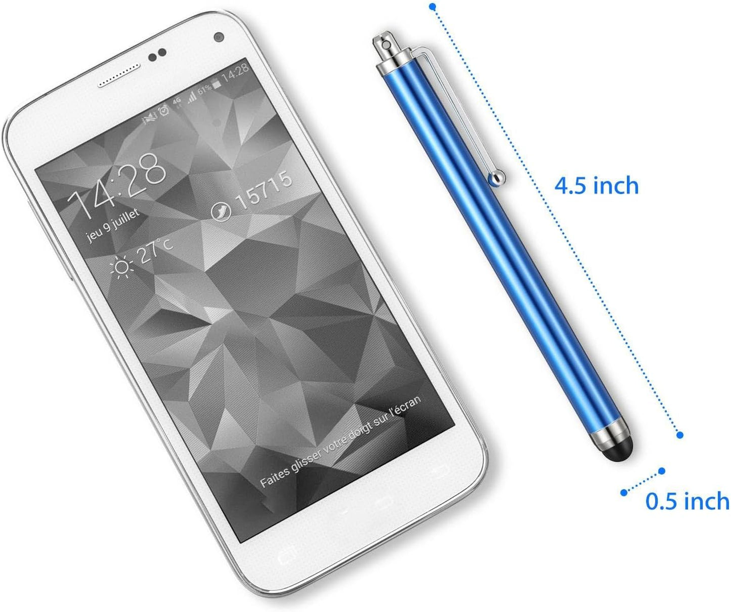 Outus 36 Pcs Stylus Pen for Universal Capacitive Touch Screens Devices, Stylus Pen Compatible with Tablet for Classroom Travel Olders Friendly(Multicolor)