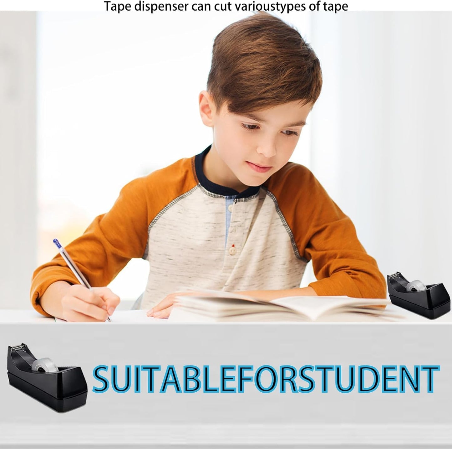 16 Rolls Transparent Tape Refills Rolls 3/4-Inch x 1000 inch, 1 inch Core, Clear Gift Wrapping Tape Refill Roll for Office, Home, School