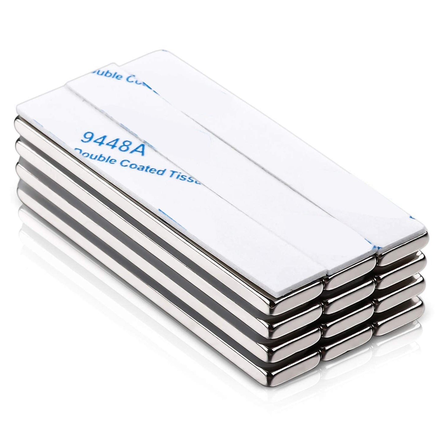 LOVIMAG Powerful Neodymium Bar Magnets, Rare-Earth Metal Neodymium Magnet - 60 x 10 x 3 mm, Pack of 12