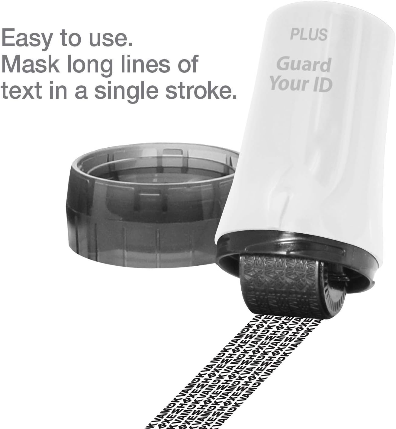 Guard Your ID Advanced Security Roller 2.0 for Identity Theft Prevention Stamping White