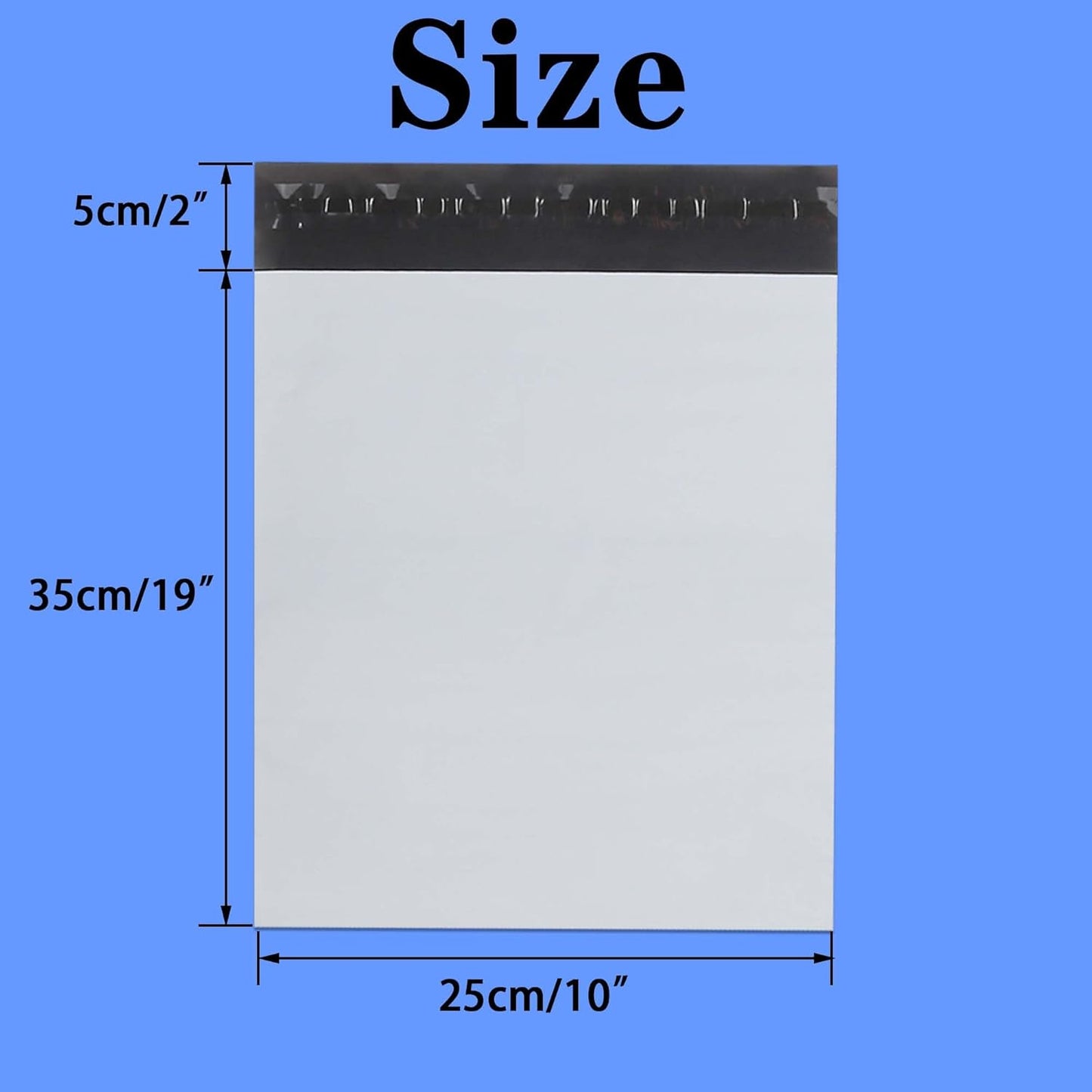 newlng Poly Mailers Shipping Bags Mailing bags-300pcs 10x13"/250x350mm White Shipping Envelopes Self-sealing Adhesive Waterproof and Tear-Proof Packaging Bags poly bag for Clothing Books Gift