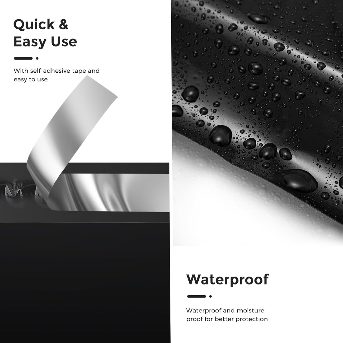 Metronic 1000PC Poly Mailers 12X15.5, Sturdy Shipping Bags for Small Business, Waterproof Mailers Poly Bags, Strong Adhesive Shipping Envelopes for Clothing, Efficient Mailing Envelopes in Black