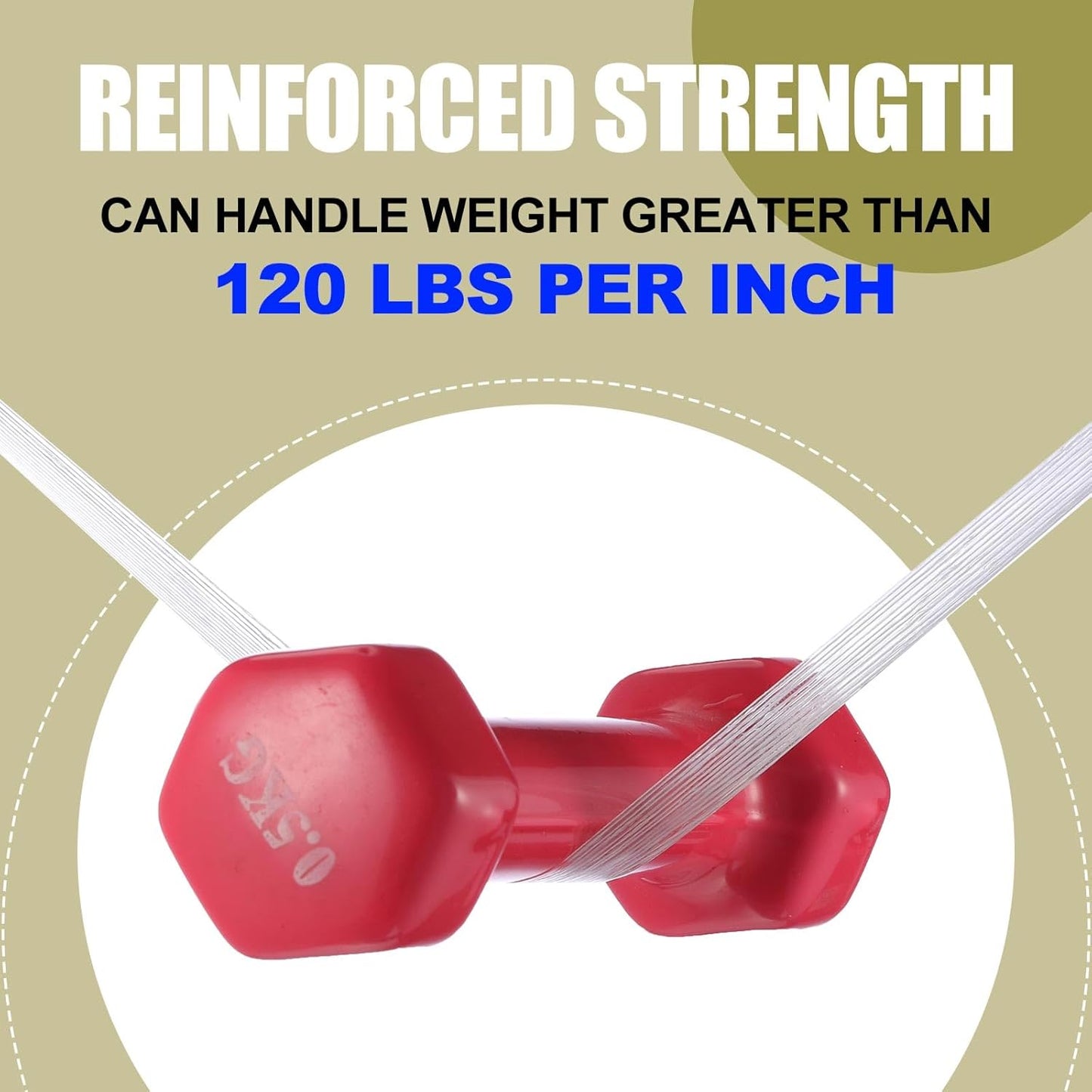 Treela 40 Rolls 1 Inch x 60 Yards Filament Strapping Tape 5.5 Mil Transparent Reinforced Fiberglass Heavy Duty Packing Shipping Tape for Sealing Binding Fixing