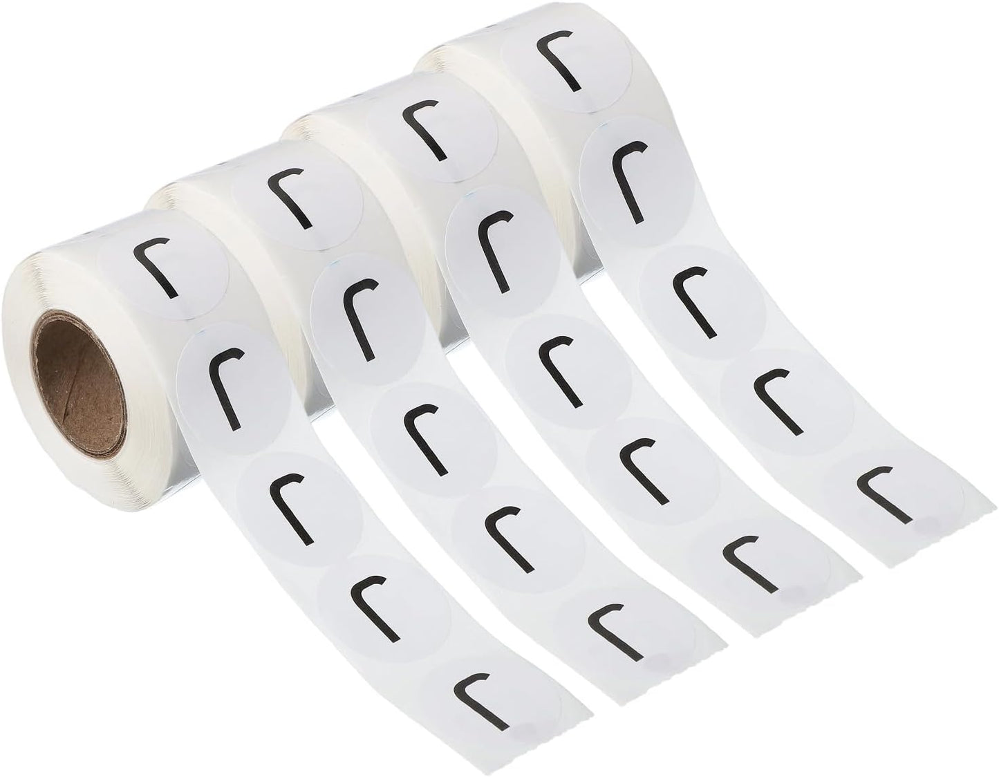 PATIKIL 1" Letter J Stickers, 4 Rolls Self-Adhesive Alphabet Round Circle Dots Labels for Organization Storage Inventory Boxes Scrapbook Craft 2000 Pcs Total