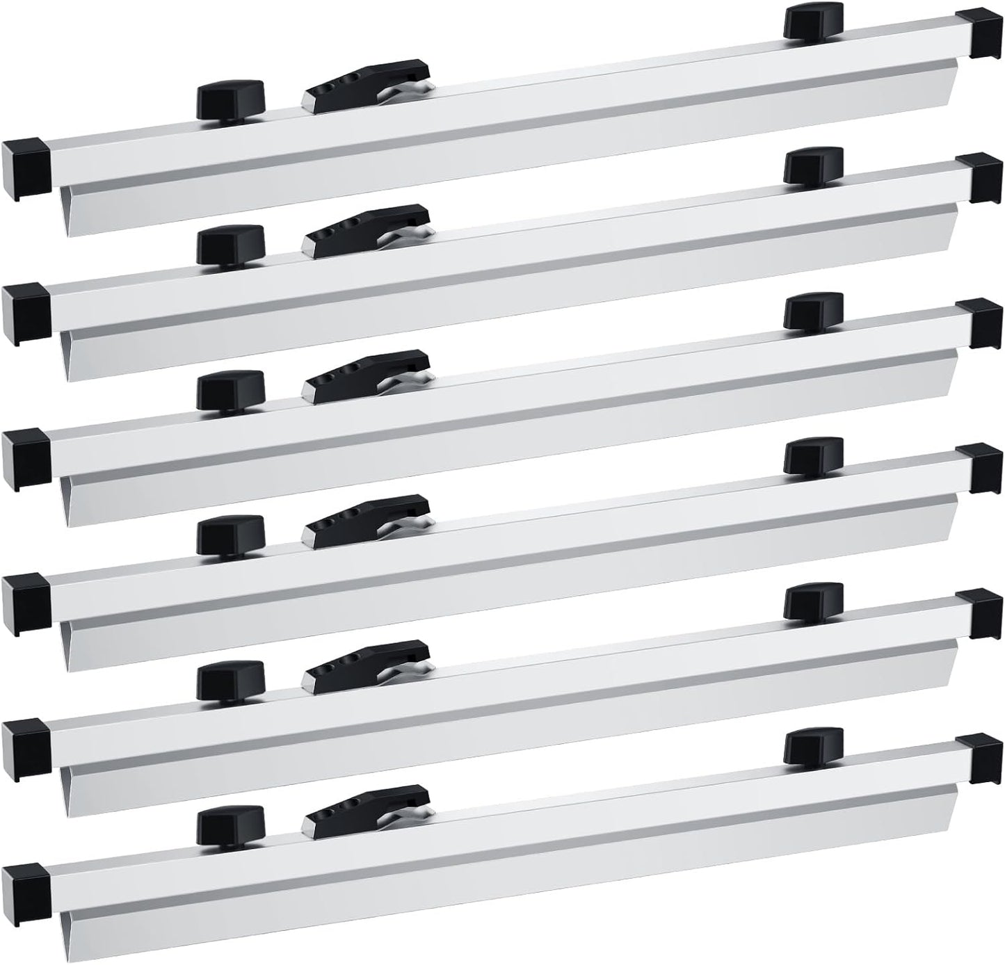 Estune 6 Pcs Blueprint Hanging Clamps Binding Strips Storage for Construction Paper Poster Plans Drawings Arts(18 Inches)