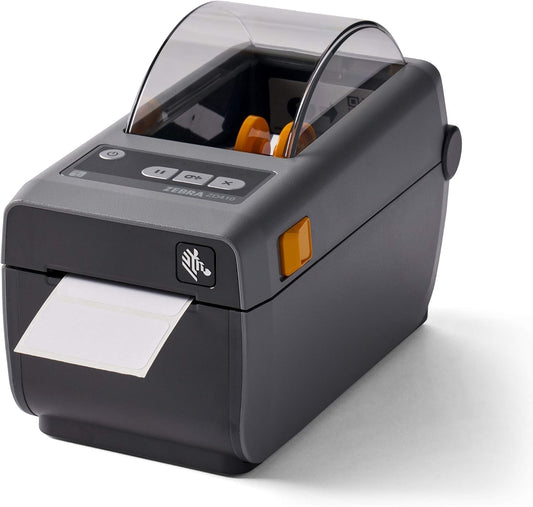 Zebra ZD410 Direct Thermal Label Printer | USB & Ethernet Connectivity | 2 Inch Print Width | ZD41022-D01E00EZ
