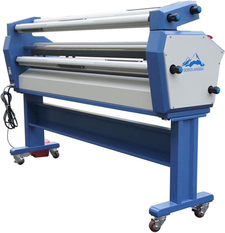 US Stock Wide Format Laminator 55in/63in Full-Auto Cold Laminating Machine With Trimmer - Roll to Roll Large Format (55 Inch)
