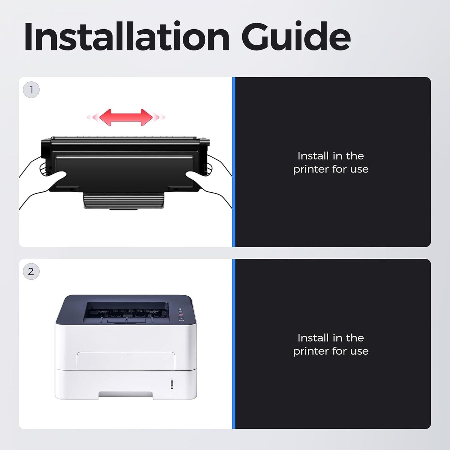 B205 B210 B215 Black High Capacity Toner Cartridge with chip 2-Pack Replacement for Xerox 106R04347 Toner Compatible with Xerox B210 B205 B215 B210DNI B205NI B215DNI Printer Ink All-in-One Copier Copy
