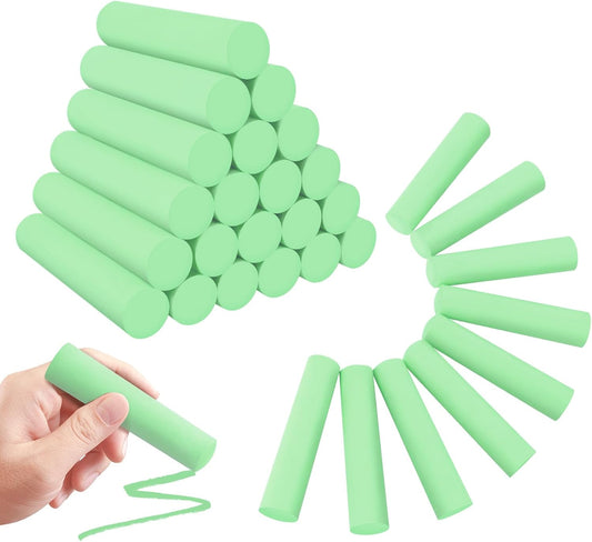 50 Pack Washable Sidewalk Chalks for Kids Non-Toxic Jumbo Chalk for Outdoor Art Play, Colored Chalk for Painting on Chalkboard, Blackboard and Playground