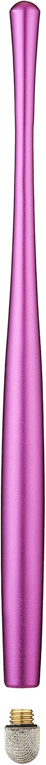 Slim Waist Stylus Pen for Touch Screen, Compatible with iPad, iPhone, Kindle Fire, 8 Extra Replaceable Hybrid Fiber Tips (Pink, Purple, Blue, Rose Gold)