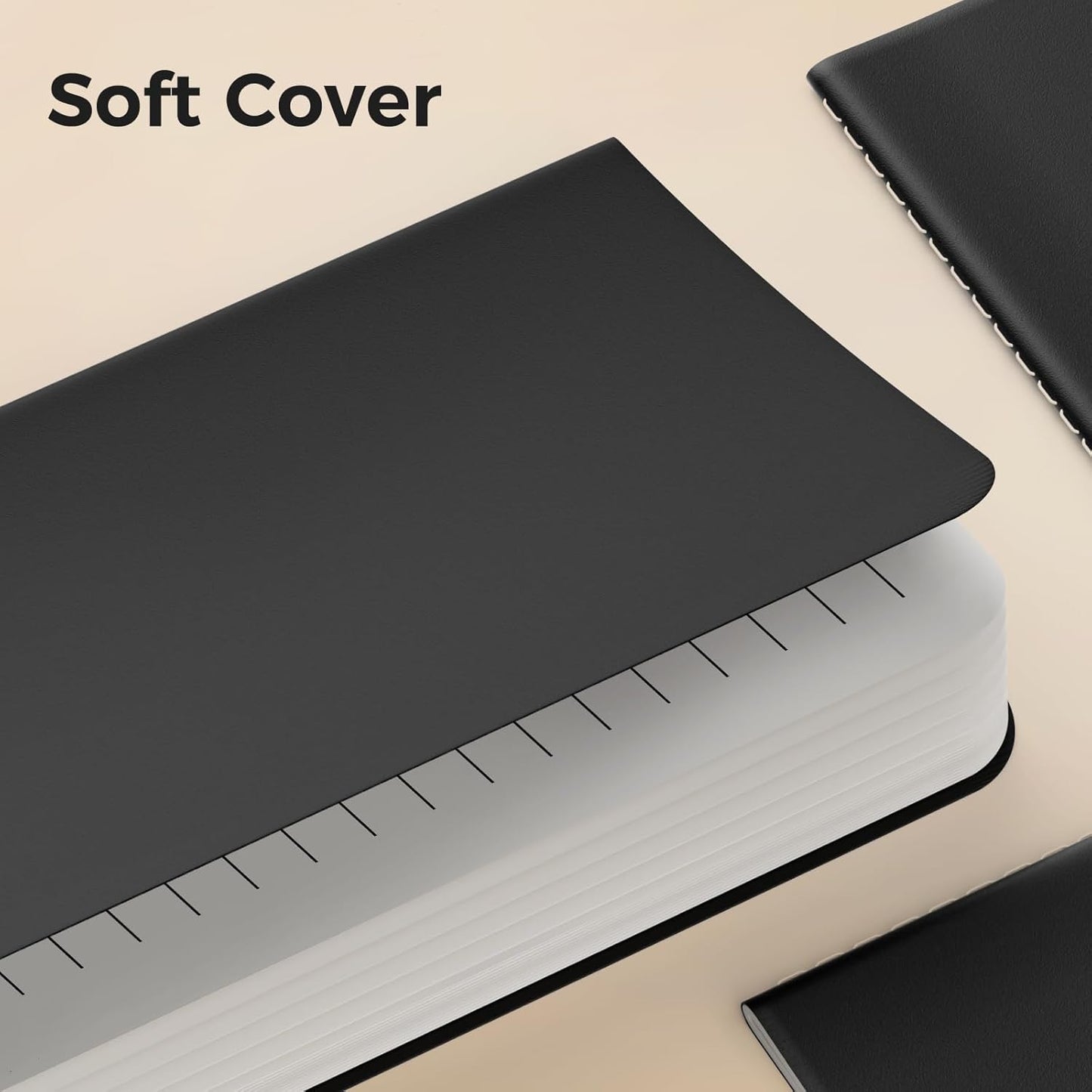 Lined Pocket Notebooks, 20 Pack Small Notebook Bulk, 3.5x5.5 inch, A6 Size Thick 80GSM College Ruled Paper, Black Cover Mini Journal for Men, Women, Journaling & Business Notes