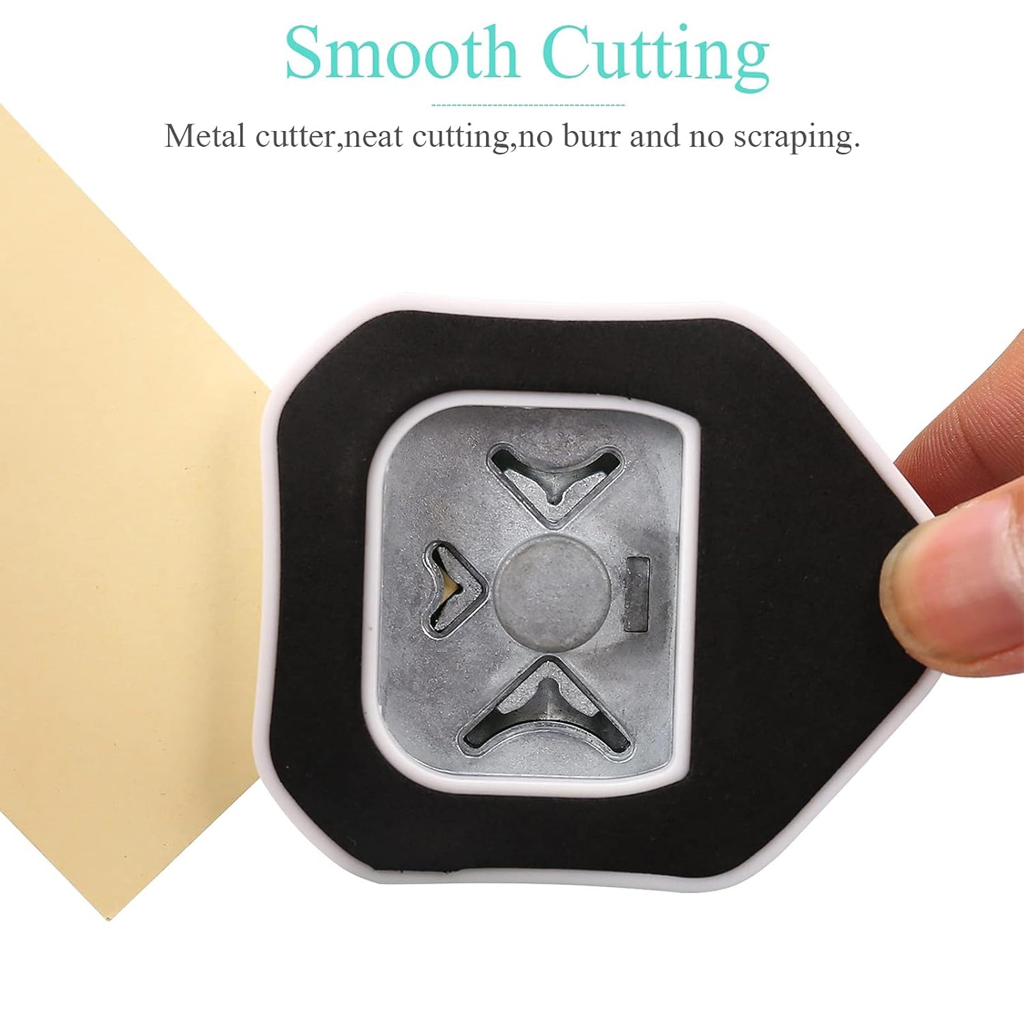 LOONENG 3 Way Round Corner Punch, 4mm, 7mm, 10mm 3 in 1 Corner Cutter for Paper Crafts, Laminator, Cardstock, DIY Projects, Photocards, Card Making and Scrapbooking