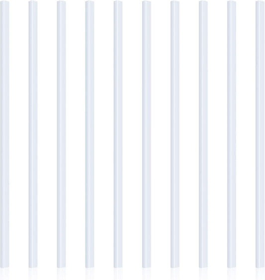 Pelopy 20 Pack Binding Bars Slide Grip, 40 Sheets Capacity, Plastic Slide for School Office Report Cover A4 Spine(White,0.8 cm)