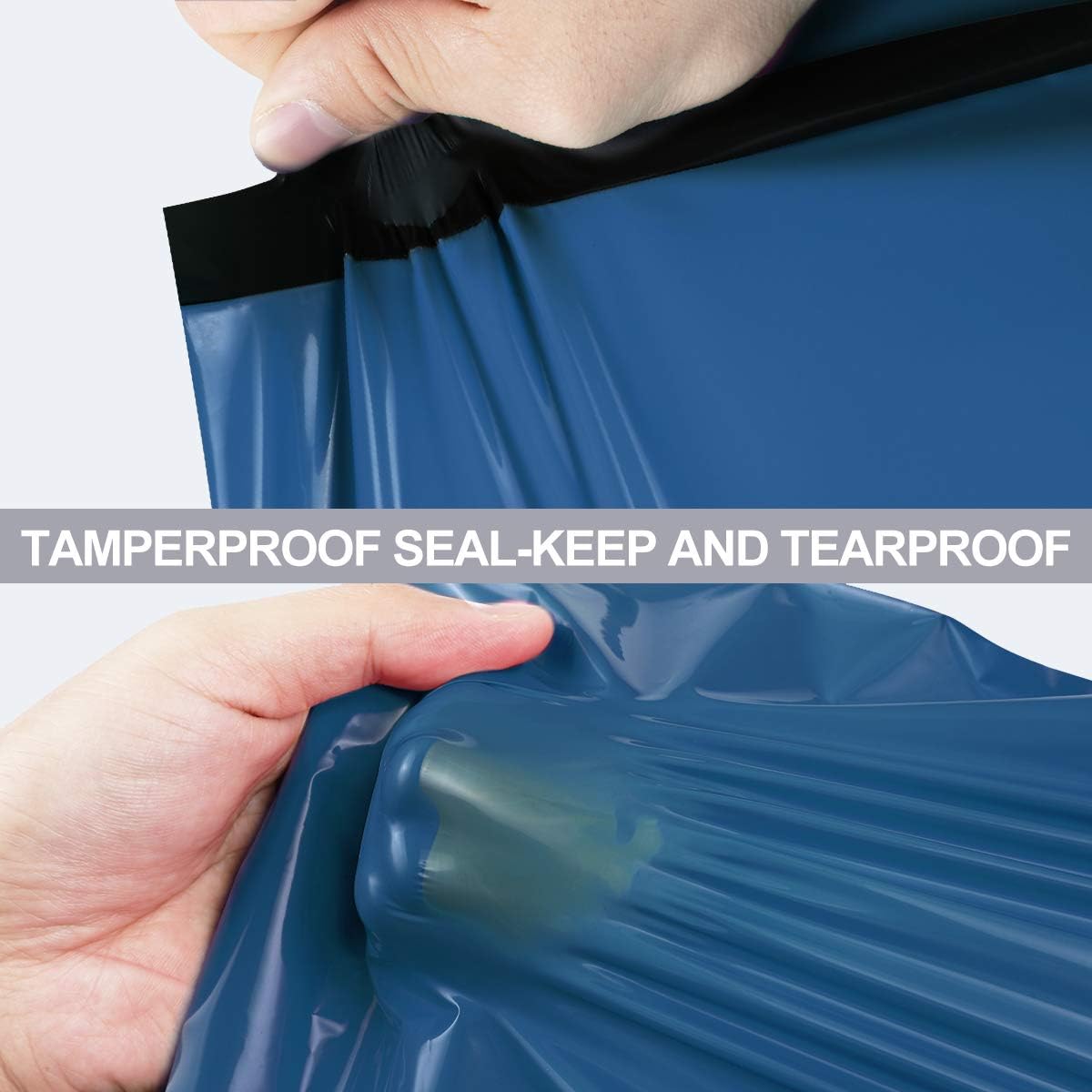 UCGOU Poly Mailers 10x13 Inch Navy Blue 200 Pack Shipping Bags #4 Strong Mailing Envelopes Boutique Packaging Postal Self Seal Adhesive Waterproof and Tear Proof Small Business for Clothes Books