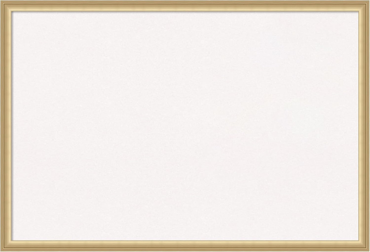 Amanti Art White Cork Board for Wall, 26x38 Vision Board with Gold Frame, Large Corkboard Office Decor for Home Organization, Casual Corkboard Pinboard to display items for home organization