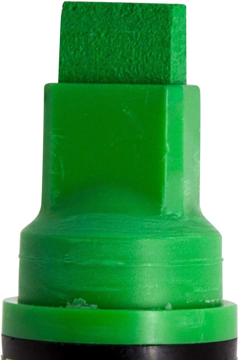 Window Markers for Glass Washable Car Window Paint Pen- Dry Erase Liquid Chalk Marker Car Decorations on All Surfaces, Tire, Windshield - Auto Marker, Autowriter, Rain Resistant (Green, Jumbo Tip)